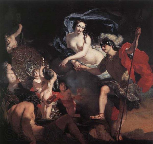 unknow artist Venus Presenting Weapons to Aeneas Norge oil painting art